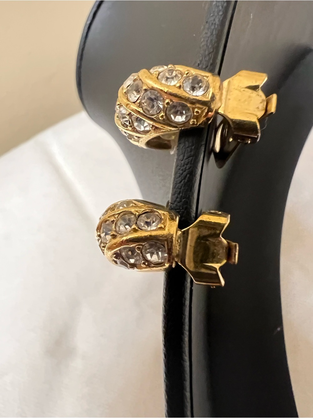 Dior German authentic clip on Earrings L new - Picture 3 of 4